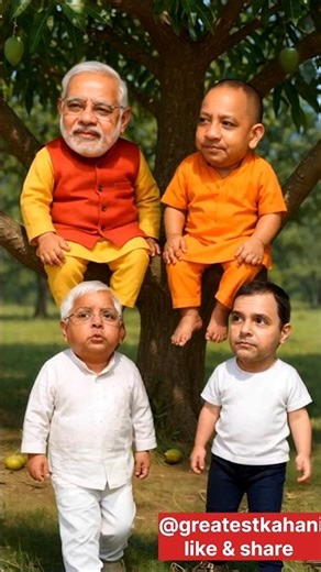 🤣Bihar Election जीतने के बाद West Bengal की तैयारी | Modi, Lalu, Rahul & Yogi Ji hilarious video