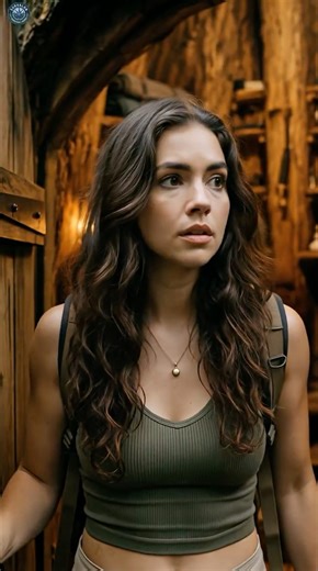 Girl Hides in a Secret Tree Base From a Tiger #shorts