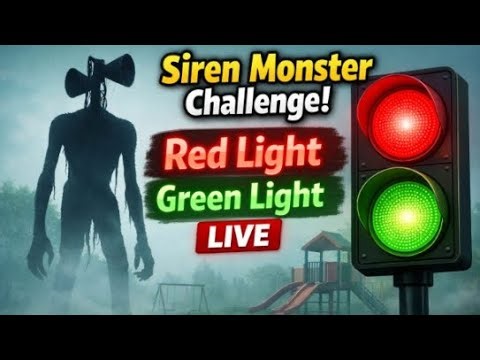Siren head Squid 🆚 Red Light and Green Light game 👉 🔴LIVE BY ANKIT YT 52 DAY - 14
