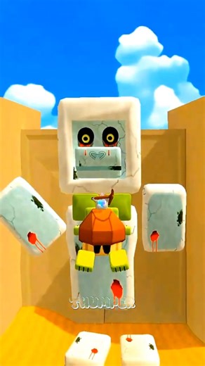 Baby Turtle Trolls Every Character in Super Bear Adventure #superbearadventure