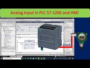 Analog Input in PLC S7 1200 using TIA Portal V15 | Animation on HMI | PLC HMI Training
