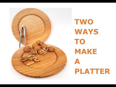 2 ways to turn a plate/dish/platter