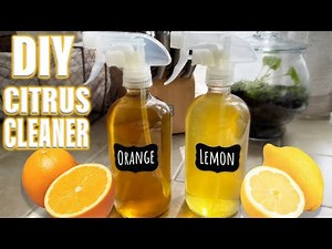 Easy DIY Citrus Cleaners!
