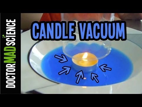 Kids Science Experiment - Candle & Water