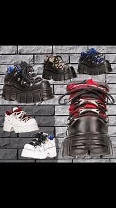 🔥 ¡Descubre el poder del estilo con nuestras botas NewRock! 🤘 Sumérgete en la esencia del Rock, biker, punk, goth con nuestra exclusiva colección de calzado. 🥾✨ En nuestra tienda online, encontrarás las botas que se adaptan a tu actitud audaz y te harán destacar en cualquier multitud. 🎸🔝 Confeccionadas con calidad premium y diseño vanguardista, estas botas te llevarán a nuevas alturas de estilo. 🚀 ¡No esperes más para darle a tus pies el tratamiento que se merecen! Explora nuestra selecció