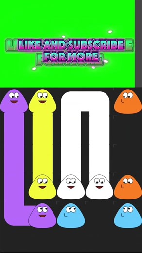 Connect Same Color Pou's No Crossing Allowed! #puzzlegame #shorts