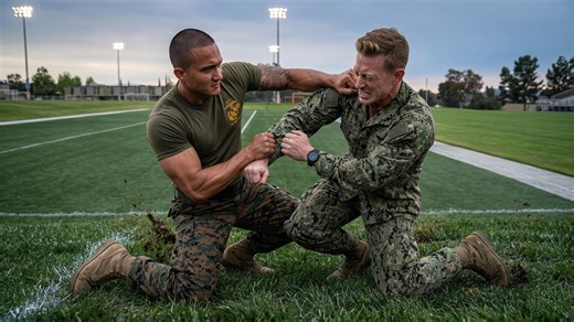 Watch what happens when US marine confronts UK sailor