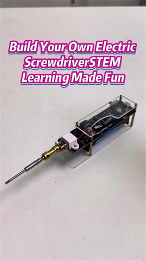 Build your own electric screwdriver STEM learning made fun #solderingproject #diyproject #electronics #diy #screwdriver #electricscrewdriver #project #engineering #mechanic