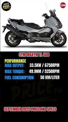 ALL NEW SYM MAXSYM TL 508 2025 MODEL #MotoPricePH