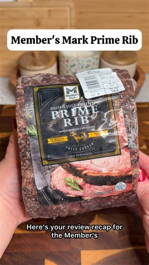 Sam’s Club Food Review on Instagram: "REVIEW RECAP: 🥩✨ Member’s Mark Fully Cooked Prime Rib ✨🥩 This holiday favorite is back @samsclub and you asked me to put it to the test. I had thoughts, surprises, and a few tips you will want to hear. 👀 Are you serving this or skipping it this season? #SamsClub #MembersMark #SamsClubFoodReview"