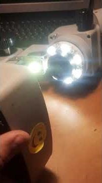 DIY LED microscope light. Free. Made from scrap.