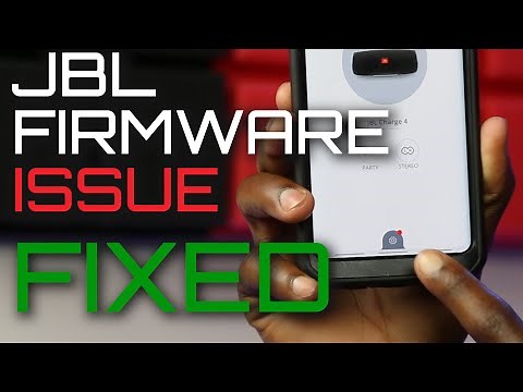 JBL Firmware Update Issue FIXED! 👍The app now works