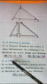 1° e 2° teorema di Euclide