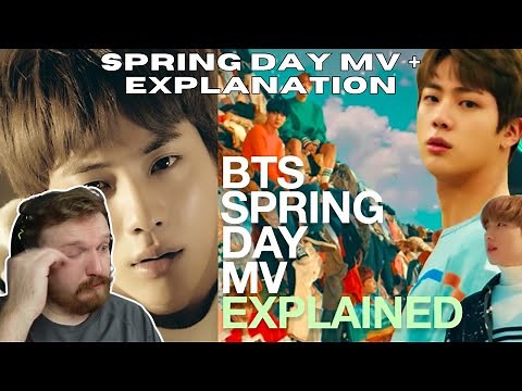 BTS (방탄소년단) '봄날 (Spring Day)' MV + EXPLANATION - BTS REACTION #bts #btsreaction #btsspringday