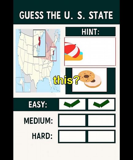 🇺🇸 US States Challenge: Can You Guess Them All? Mixed Difficulty 🧠