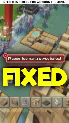 How to fix "Placed too many structures" in Minecraft Legends