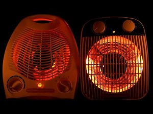 Dual Fan Heater ASMR 😴 Warm White Noise for Deep Sleep and Relax