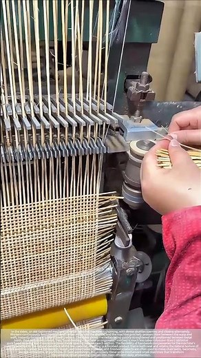 Rattan weaving – good tools and machinery improve work efficiency