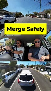 Correct response at the intersection: continue straight when no instruction is provided, then merge smoothly with proper checks. #mocktest #car #tips #driving #test #fyp #merging #drivingtesttips | Driving Test Australia