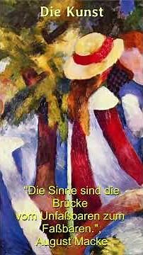 August Macke einer der bedeutendsten Maler des deutschen Expressionismus