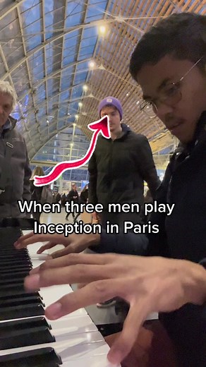 When three men play Inception #inception #piano #fyp #pourtoi #music