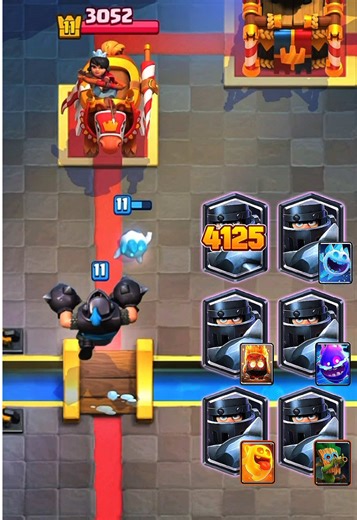 Mega Knight Spirits Dart Goblin vs Towers🔥⚡🏹 #clashroyale #versus #nerfminer #supercell #clashtok