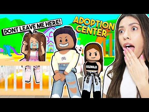TAKING MY SISTER BACK TO THE ADOPTION CENTER! *SHE CRIED* - Roblox