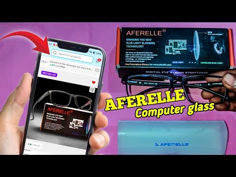 AFERELLE Computer Glasses Review in Odia | Best Blue Light Blocking Glasses for Eye Protection #tech