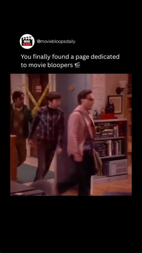 MOVIE BLOOPS DAILY on Instagram: "This hilarious blooper from The Big Bang Theory happened completely by accident and instantly became iconic. A simple background moment turned unforgettable when timing, reactions, and awkward movement collided perfectly. The cast struggled to stay in character as laughter broke out, proving sometimes mistakes create the funniest television moments ever captured. Behind the scenes, these actors had incredible chemistry, and moments like this show why fans loved