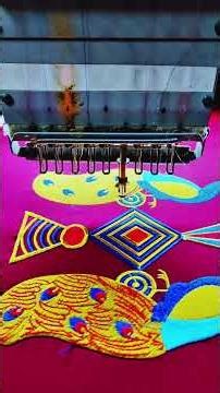 Amazing Machine Embroidery Design Process 🧵 | Satisfying Stitching | Afruz Embroidery Art