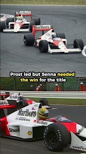 Senna vs. Prost: The 1989 Suzuka Crash That Shocked F1! 🇯🇵