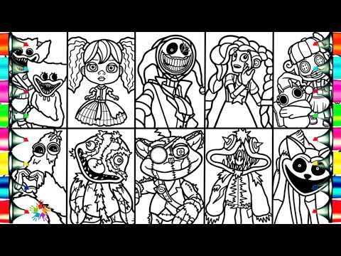Poppy Playtime Chapter 5 New Coloring Pages / How to Color All New Bosses from Poppy Playtime 5