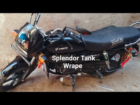 Splendor Tank Wrap by #rediumking #youtube #splender #views #Follower