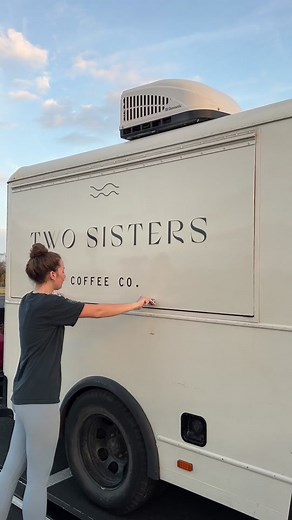 Charming Coffee Truck Morning with Two Sisters