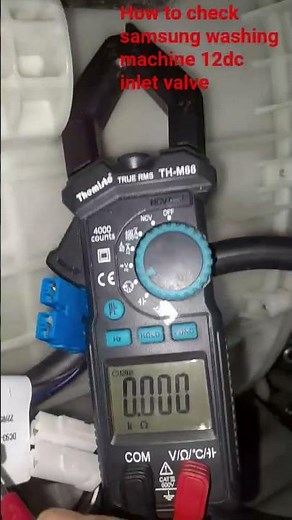 How to Check Samsung Washing Machine 12V DC Inlet Valve | Simple Testing Method Explained