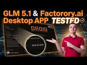 Stop Using The Terminal? Factory AI Desktop App & GLM 5.1 Tested!