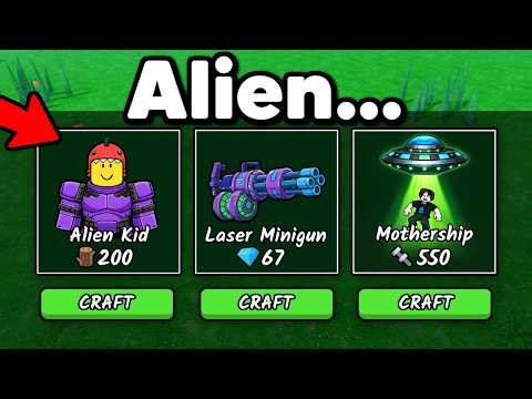 99 Nights But The Crafting Table is ALIEN!