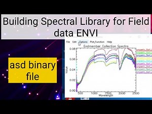 Building Spectral Library in ENVI classic