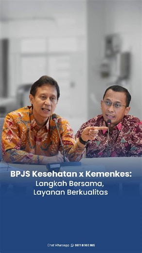 BPJS Kesehatan semakin solid dengan Kemenkes Perkuat Program JKN Pimpinan BPJS Kesehatan bersama jajaran Menteri Kesehatan menggelar pertemuan strategis pada Rabu (25/02/2026) untuk mempertajam arah kebijakan JKN. Fokusnya jelas: meningkatkan kualitas layanan melalui kolaborasi lintas sektor yang lebih solid. Mulai dari penguatan sistem rujukan hingga integrasi data berbasis teknologi, semua diakselerasi demi pelayanan yang lebih efisien. Sinergi tingkat tinggi ini menjadi komitmen nyata kedua p