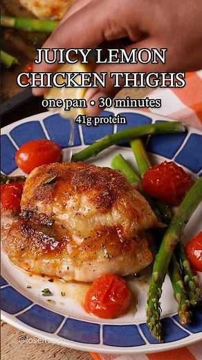 The Juiciest Lemon Chicken Thighs in 30 Minutes 🍋