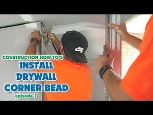 How to install drywall corner bead