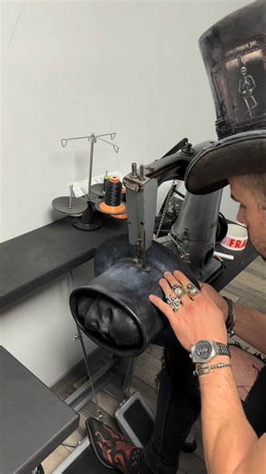 Art Daily Dose on Instagram: "Vote below👇Skull or sorting hat? Blade Hats is a custom hat maker known for sculpting bold, hand-crafted designs directly onto hats. Using traditional millinery techniques combined with sculptural detailing, he creates one-of-a-kind wearable pieces that blur the line between fashion, sculpture, and fantasy. From a skull sculpted seamlessly into the crown of a hat to an instantly recognizable Harry Potter Sorting Hat, each piece is shaped, detailed, and finis