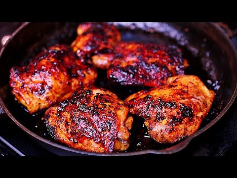 Easy Sweet and Spicy Baked Chicken Thighs Recipe