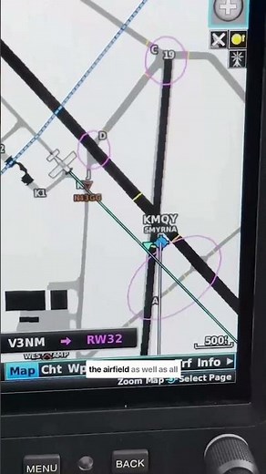 Navigating an airport with Garmin SafeTaxi
