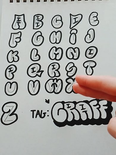 How to Create an Easy Graffiti Alphabet