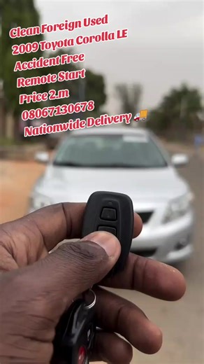 Clean Foreign Used 2009 Toyota Corolla LE Accident Free Remote Start Price 2.1m 08067130678 nationwide delivery #fyppppppppppppppppppppppp