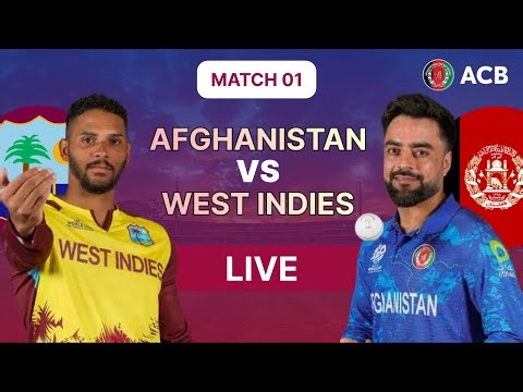 CRICKET LIVE: Afghanistan vs West Indies | 1st T20I MATCH | January 19 | Dubai | ACB | 321K