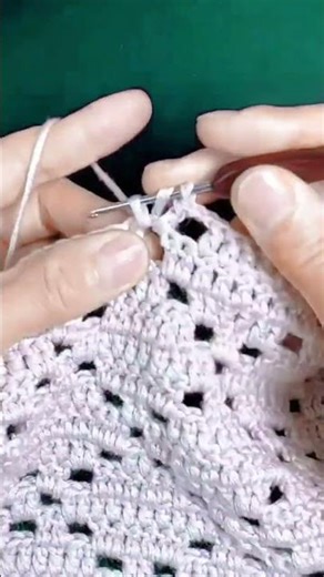 Crochet Pattern| Beautiful Crochet Pattern with Hollow Diamond Shape #crochet