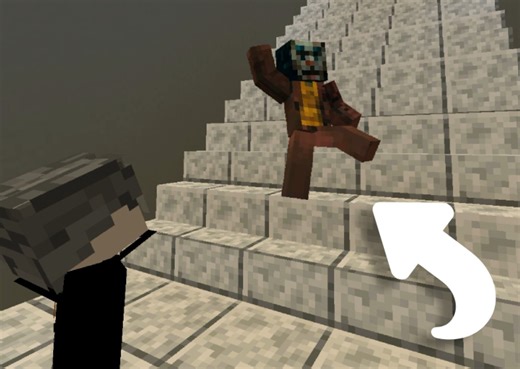 当MC服里加入绝望的舞步 (玩家：究竟被整蛊多少次才会跳出这样的舞步😢)