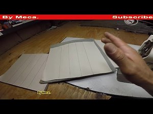 5 different way how to sew pleats - Upholstery for beginners part 1-5